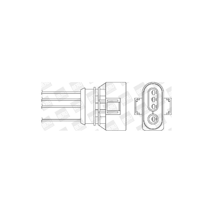 Beru Ozh152 Lambda Sensor