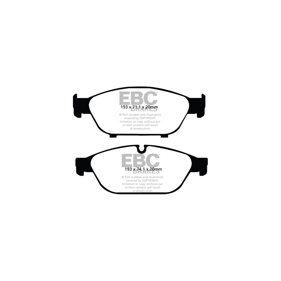 EBC PD40K2331 Audi A6 Ultimax Pad & Plain Disc Kit - TRW Caliper 2 | ML Performance UK Car Parts