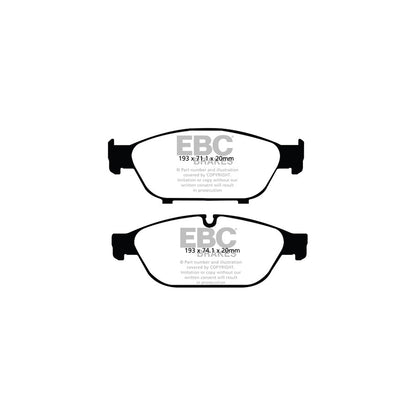 EBC PD40K2331 Audi A6 Ultimax Pad & Plain Disc Kit - TRW Caliper 2 | ML Performance UK Car Parts