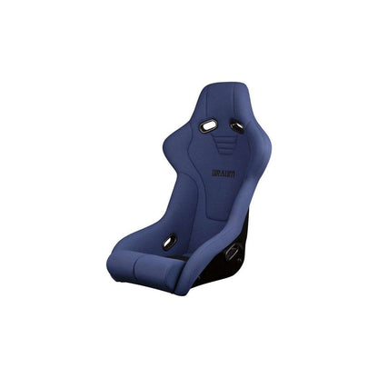 BRAUM Falcon-R Series Fixed Back Bucket Composite Seat Blue Cloth - Priced Per Seat