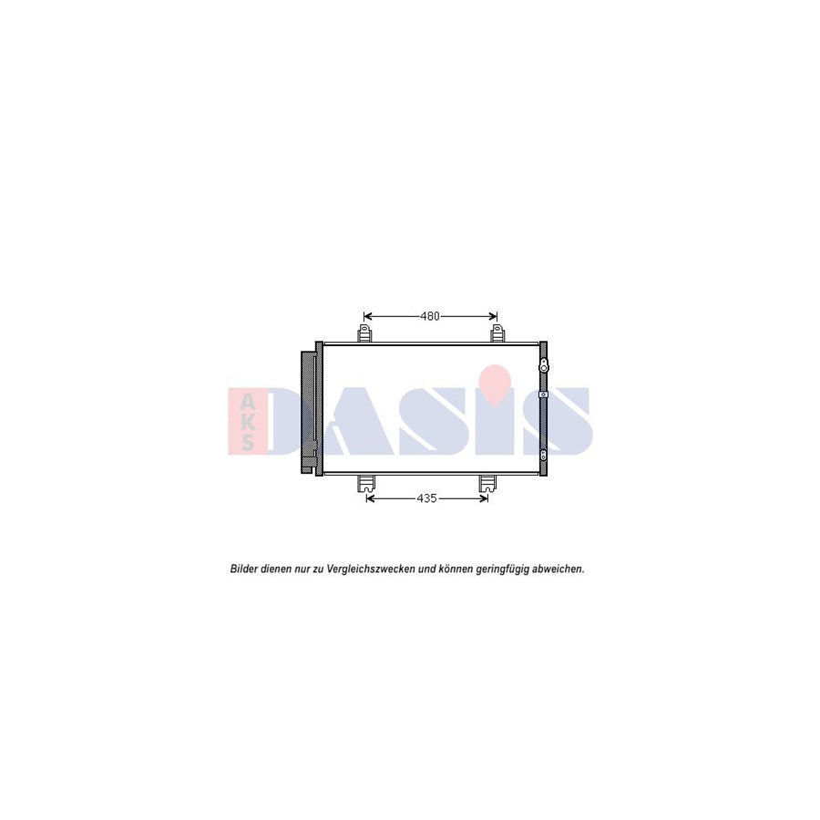 AKS Dasis 212094N Air Conditioning Condenser for Lexus Ls IV (Xf40)