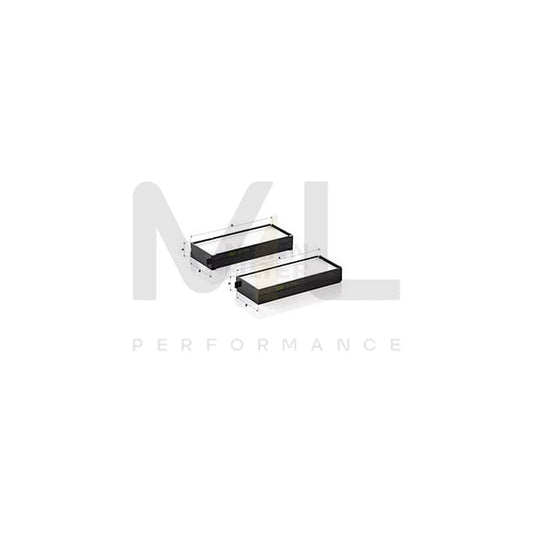 MANN-FILTER CU 2542-2 Pollen filter Particulate Filter