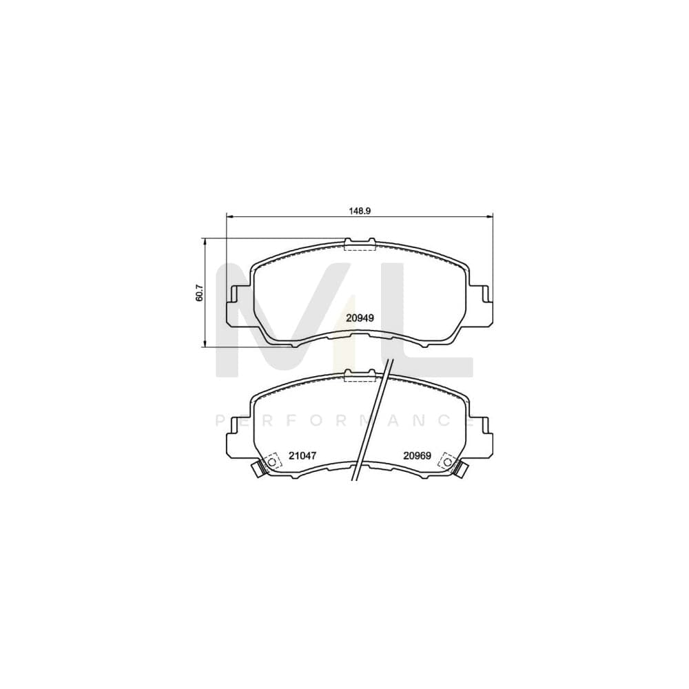 brembo-p-54-061-brake-pad-set-for-mitsubishi-eclipse-cross-gk_-with-acoustic-wear-warning-with-anti-squeak-plate