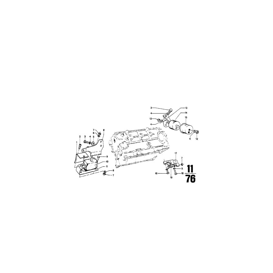 Genuine BMW 07119902955 Hex Bolt M8X45-8.8-ZNS3 (Inc. 1802)
