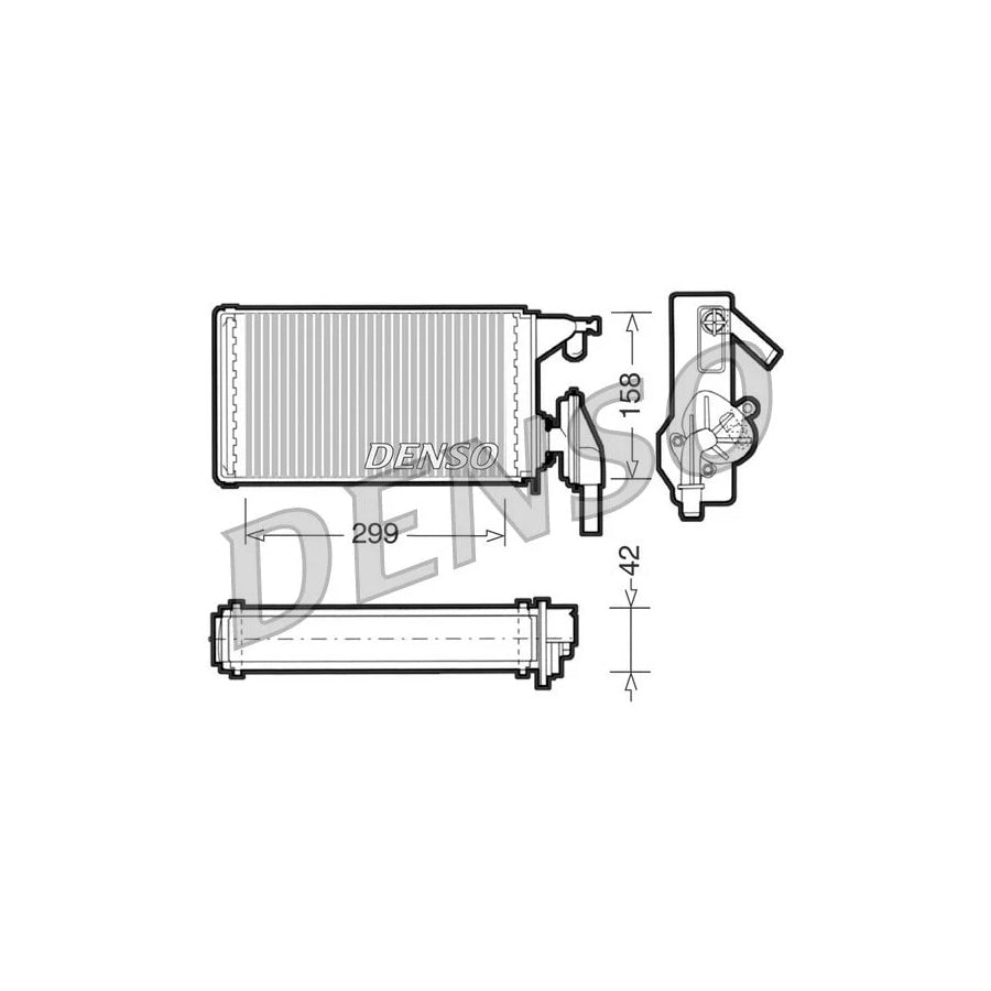 DENSO DRR12002 Heater Matrix for Iveco Daily
