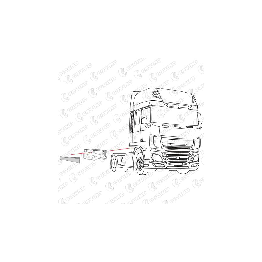 Covind Xf6/206 Fender Flare