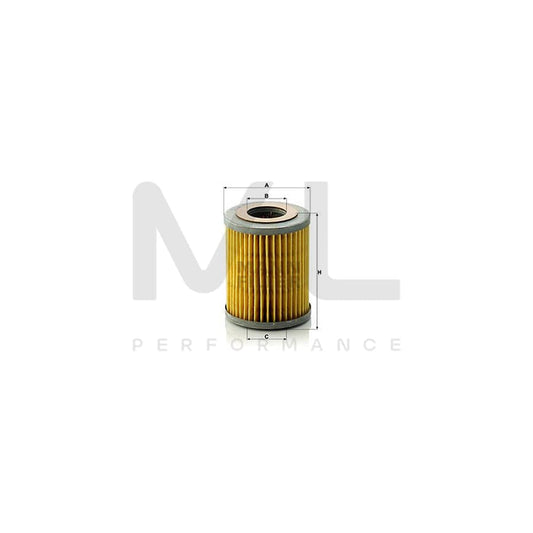 MANN-FILTER H 813/1 x Oil Filter with seal, Filter Insert