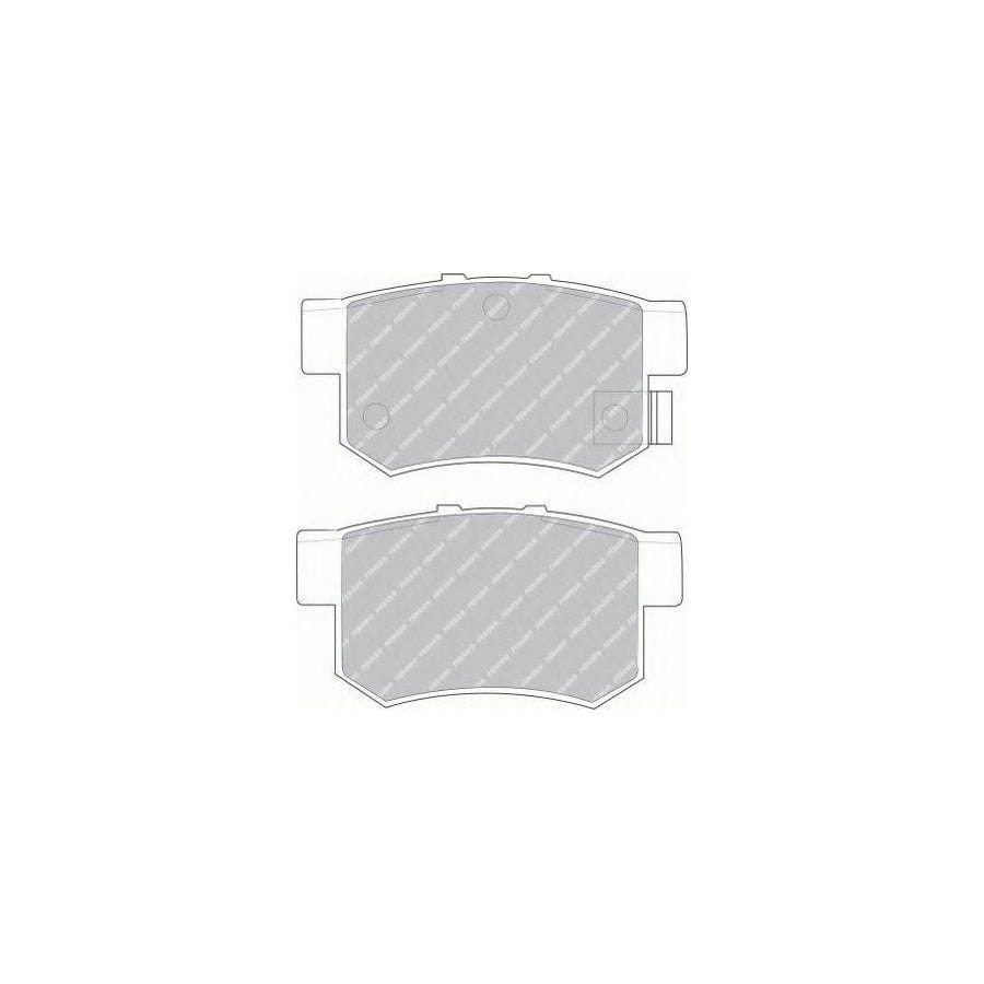 Ferodo FSL956 Brake Pad Set Fuse+ Technology, With Acoustic Wear Warning