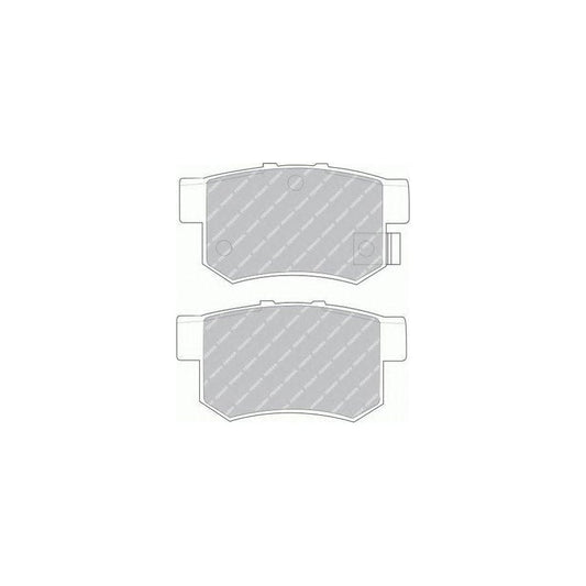 Ferodo FSL956 Brake Pad Set Fuse+ Technology, With Acoustic Wear Warning