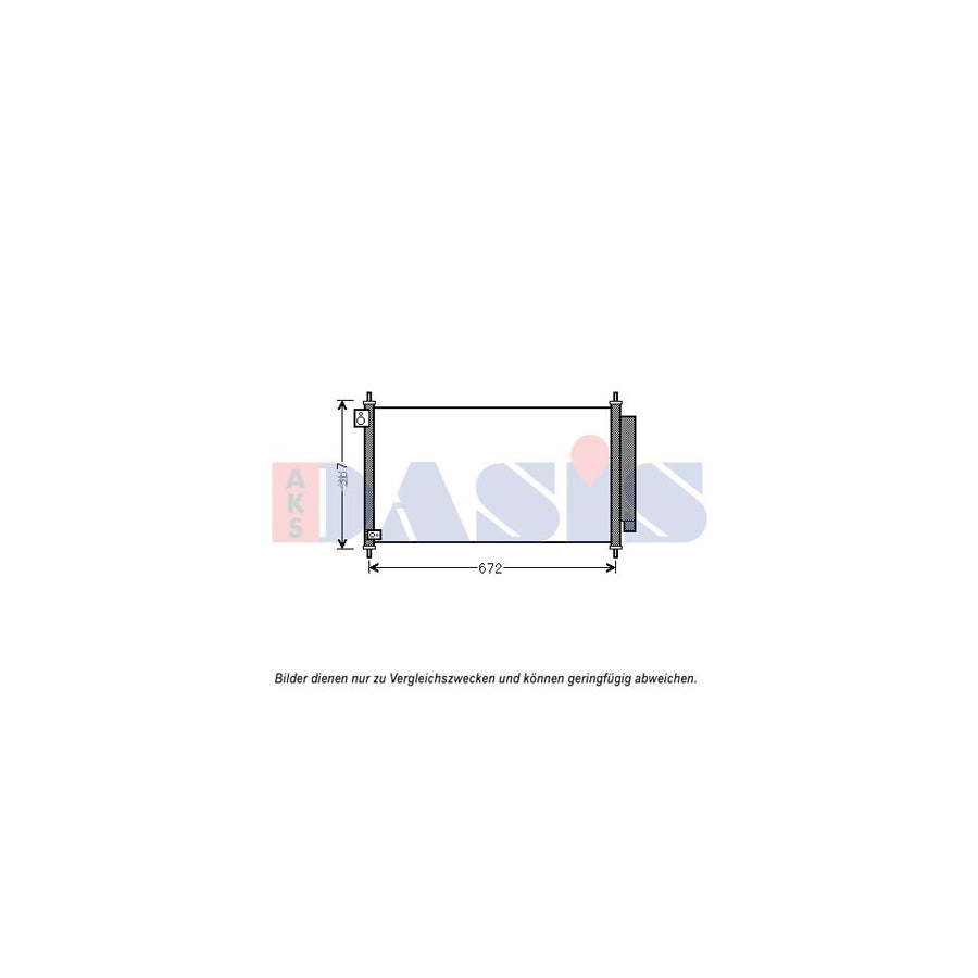 AKS Dasis 332090N Air Conditioning Condenser