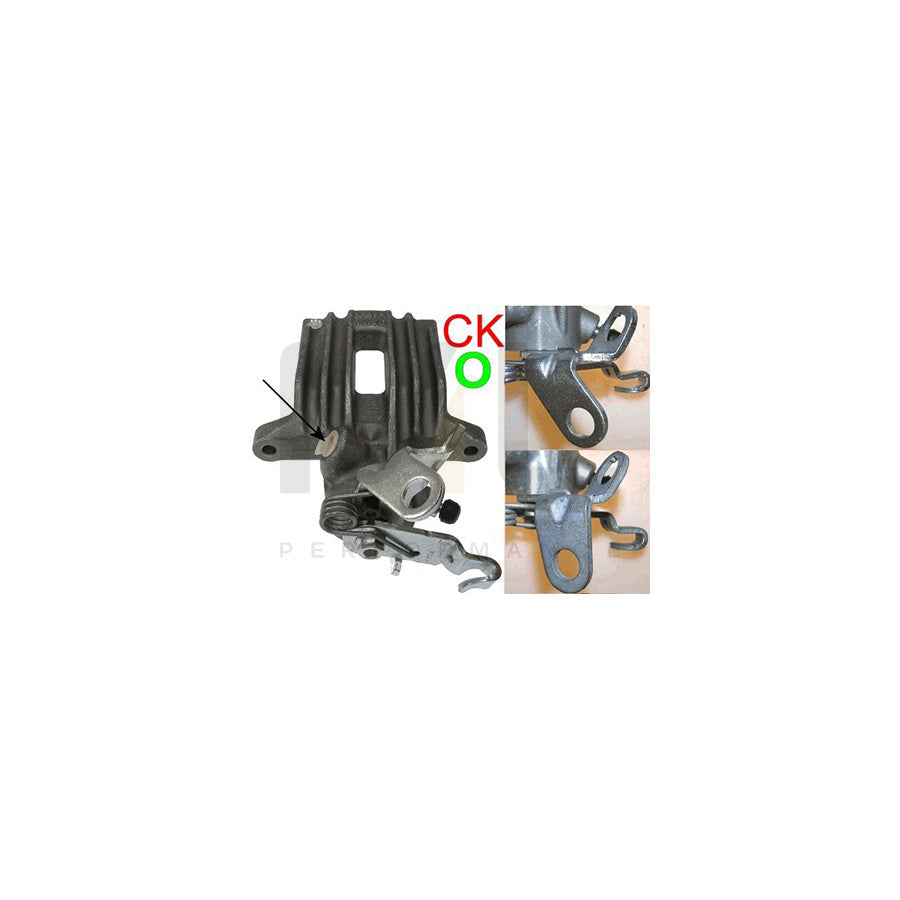 TEXTAR 38048600 Brake Caliper without holder