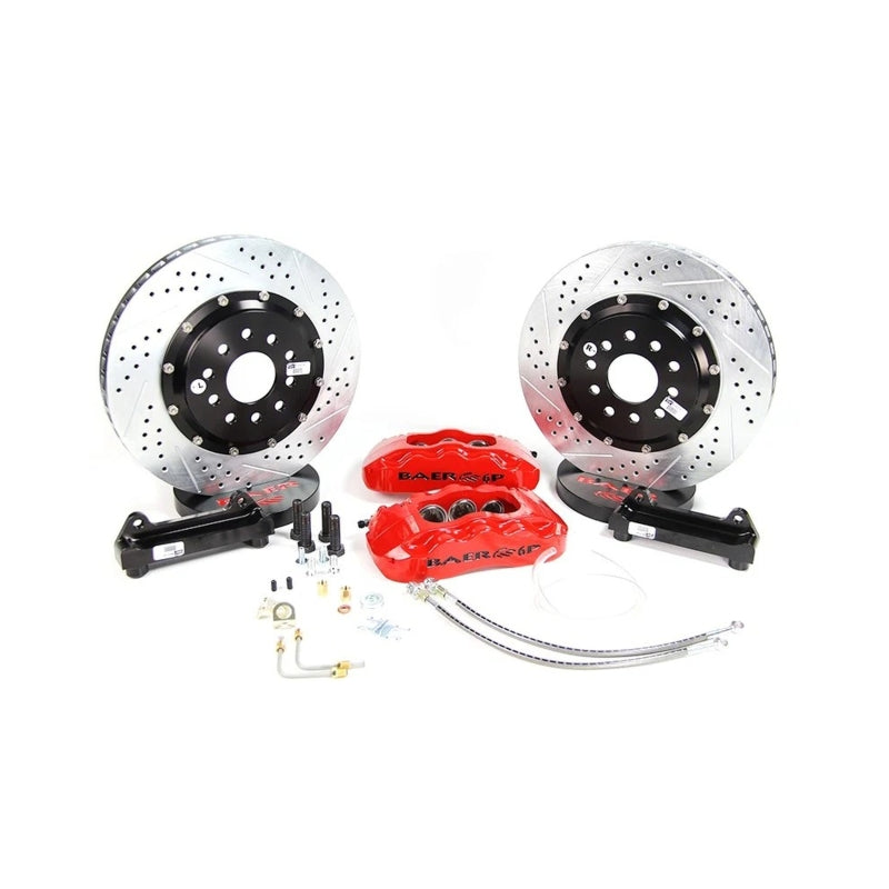 Baer Brakes 85-87 Chevrolet Corvette 13in Pro+ Front SDZ Brake Kit - Silver