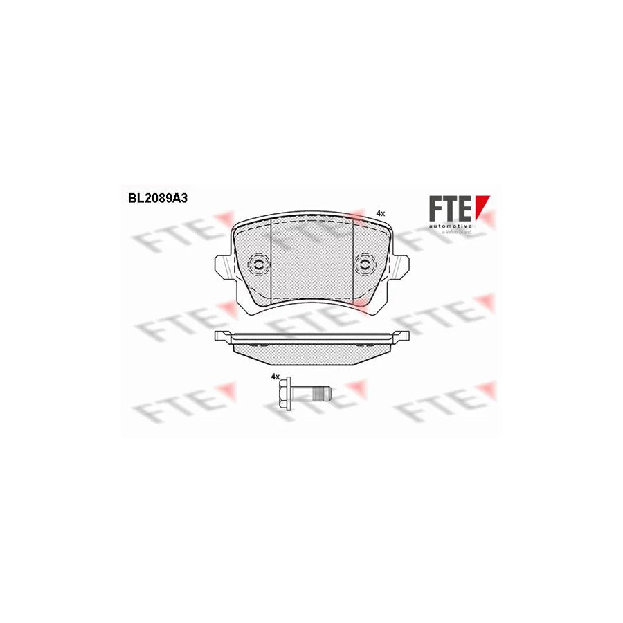 FTE Bl2089A3 Brake Pad Set