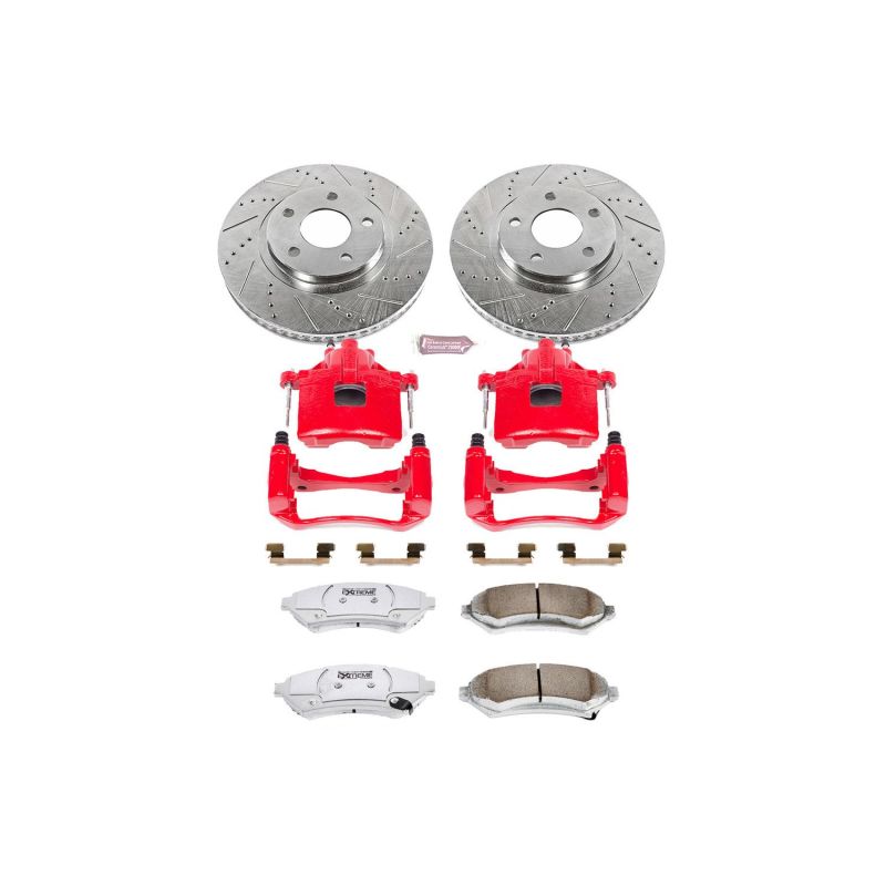 PowerStop Power Stop 00-04 Buick LeSabre Front Z26 Street Warrior Brake Kit w/Calipers