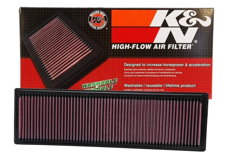 K&N Engineering K&N Replacement Air Filter VOLKSWAGEN JETTA 2005-2010, RABBIT 2007-2009 2.5L L5