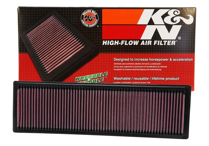 K&N Engineering K&N Replacement Air Filter VOLKSWAGEN JETTA 2005-2010, RABBIT 2007-2009 2.5L L5