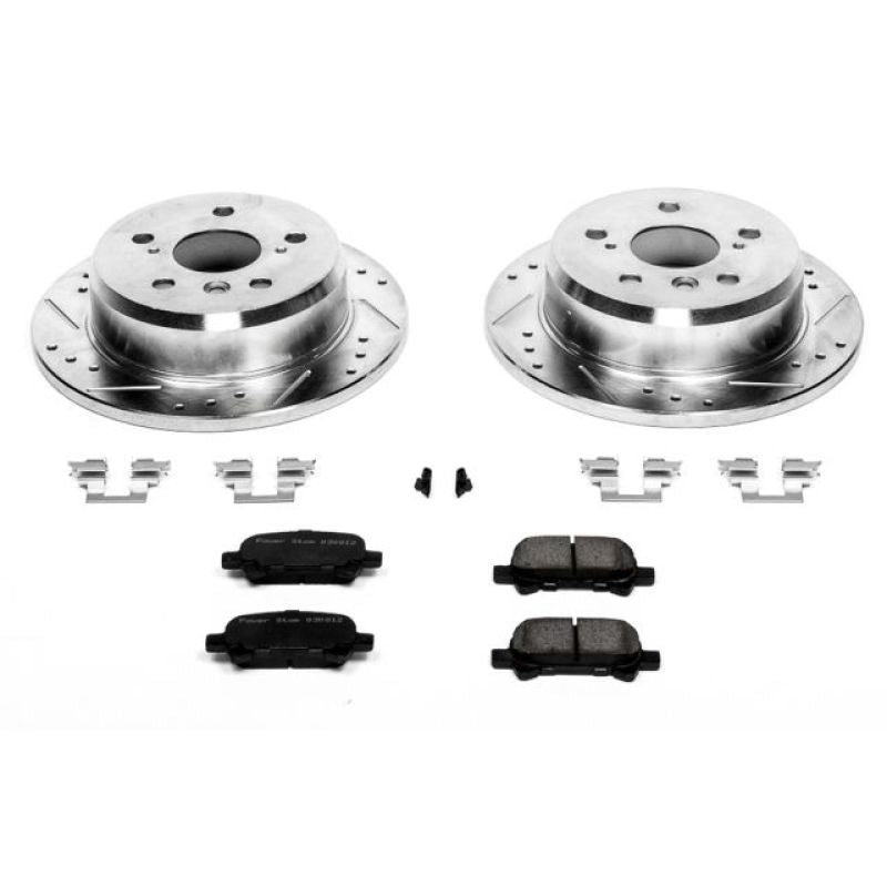 PowerStop Power Stop 05-07 Toyota Avalon Rear Z23 Evolution Sport Brake Kit