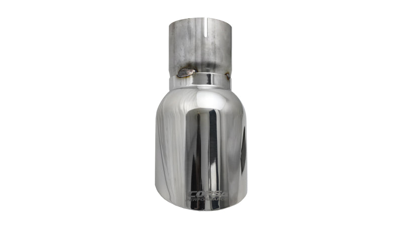 CORSA Performance Corsa 2009-2019 e Universal 3.0in Inlet / 4.5in Outlet Polished Pro-Series Tip Kit