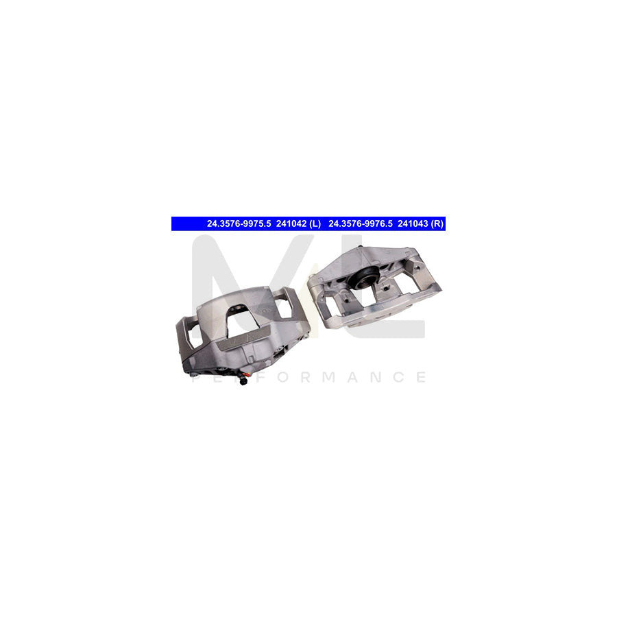 ATE 24.3576-9975.5 Brake Caliper without holder
