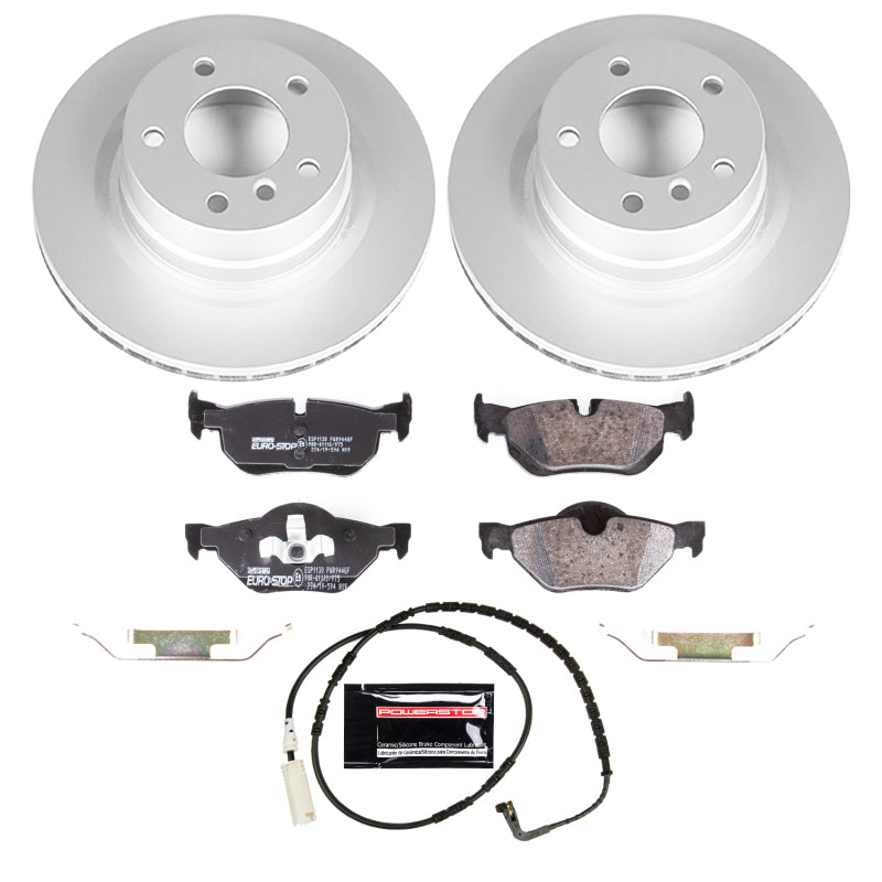 PowerStop Power Stop 2006 BMW 325i Rear Euro-Stop Brake Kit