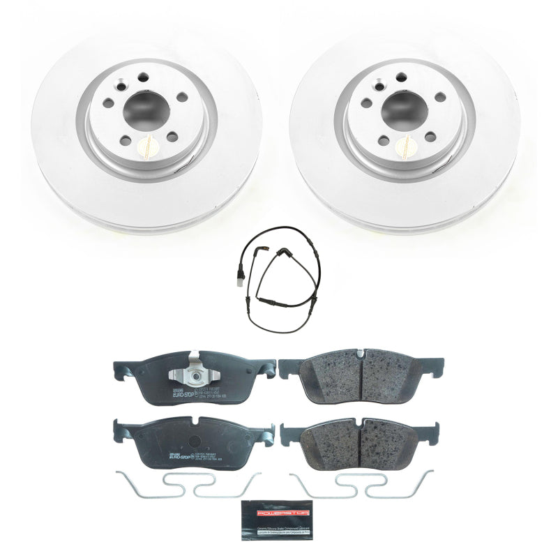 PowerStop Power Stop 15-19 Land Rover Discovery Sport Front Euro-Stop Brake Kit