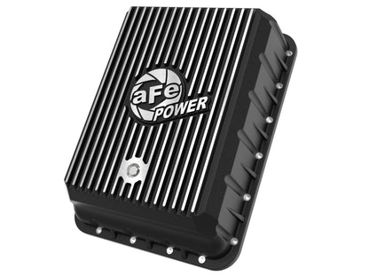 aFe POWER Pro Series Transmission Pan Black w/ Machined Fins RAM 3500 13-24 (AS69RC Transmission)