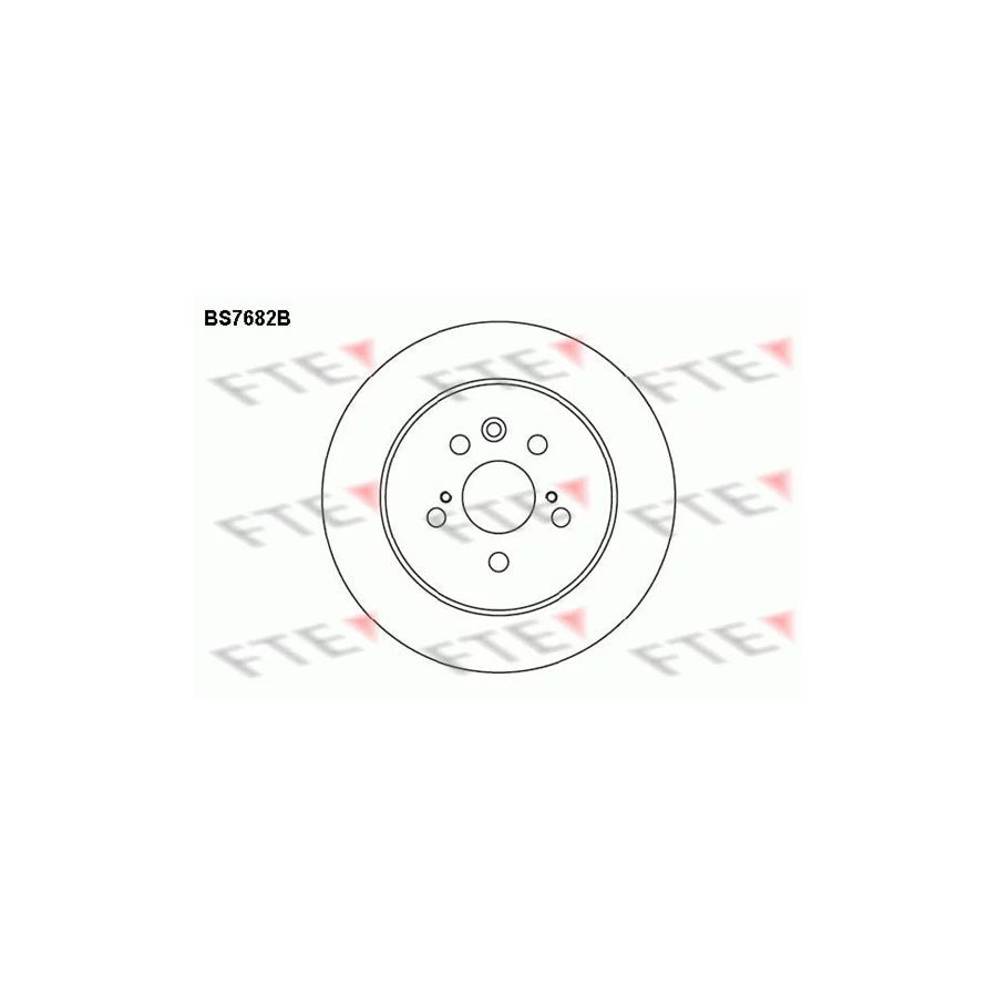 FTE Bs7682B Brake Disc for Toyota Carina