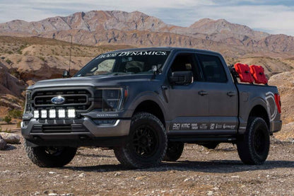 Diode Dynamics 21-22 Ford F-150 SS5 Grille CrossLink Lightbar Kit- Yellow Pro Combo