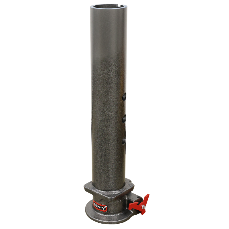 GEN-Y Hitch Gen-Y Viking 4in Round Tube Gooseneck Static Hitch w/SnapLatch 2-5/16in Coupler 8.5K TW 30K