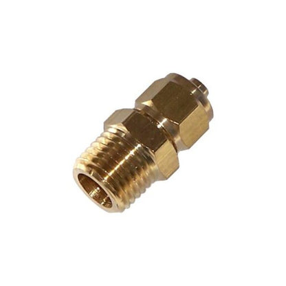 Kleinn Air Horns Kleinn 1/4In OD Tubing 1/4In M NPT Straight Compression Fitting