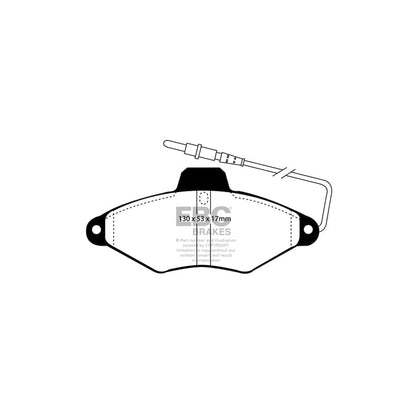 EBC PDKF444 Citroen Xantia Ultimax Front Brake Pad & Plain Disc Kit 2 | ML Performance UK Car Parts