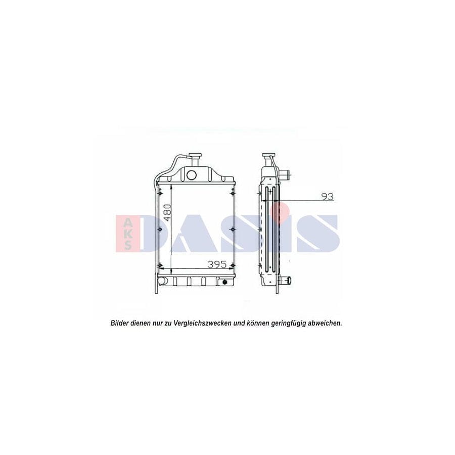 AKS Dasis 440659N Engine Radiator