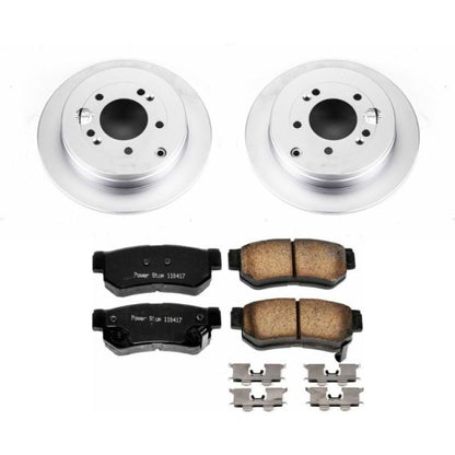 PowerStop Power Stop 06-09 Hyundai Azera Rear Z17 Evolution Geomet Coated Brake Kit