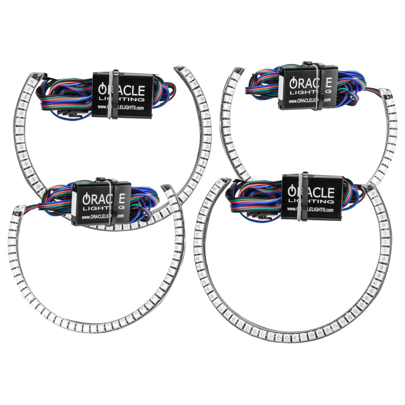 ORACLE Lighting Oracle Dodge Challenger 08-14 LED Waterproof Halo Kit - ColorSHIFT w/o Controller