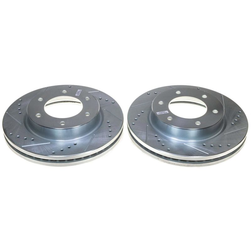 PowerStop Power Stop 19-22 Ford Ranger Front Evolution Drilled & Slotted Rotor - Pair