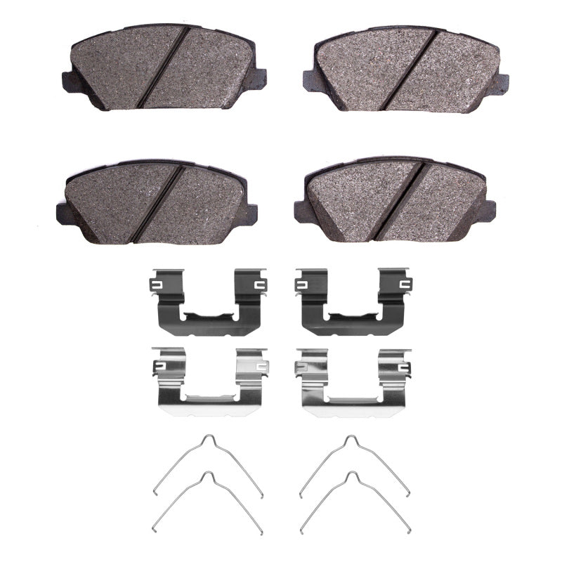 DFC 17-20 Kia Cadenza Front 5000 Advanced Ceramic Brake Pads and Hardware Kit
