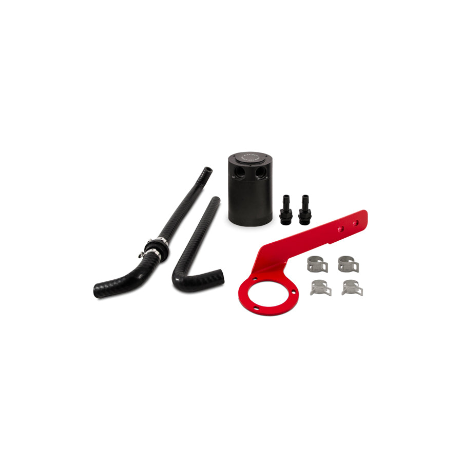 Mishimoto MMBCC-ACRD20-18PBERD 2018+ Honda Accord 2.0T Baffled Oil Catch Can PCV Side - Red