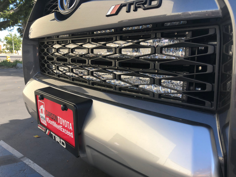Cali Raised LED Cali Raised 14-24 Toyota 4Runner 32In Hidden Grille LED Light Bar Brackets - Combo Beam w/ LED Bar