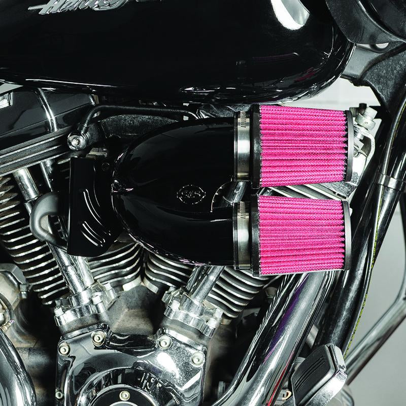S&S Cycle 08-16 Touring Models/16-17 ST Tuned Induction Kit - Gloss Black