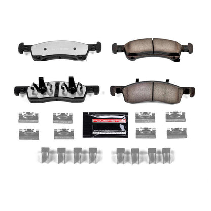 PowerStop Power Stop 03-06 Ford Expedition Front Z36 Truck & Tow Brake Pads w/Hardware