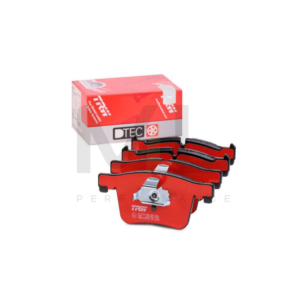 TRW Dtec Cotec Gdb1942Dte Brake Pad Set Prepared For Wear Indicator