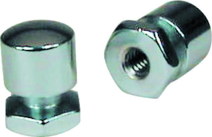 Mustang Motorcycle Mustang Solo Mounting Nuts (Pair) - Chrome