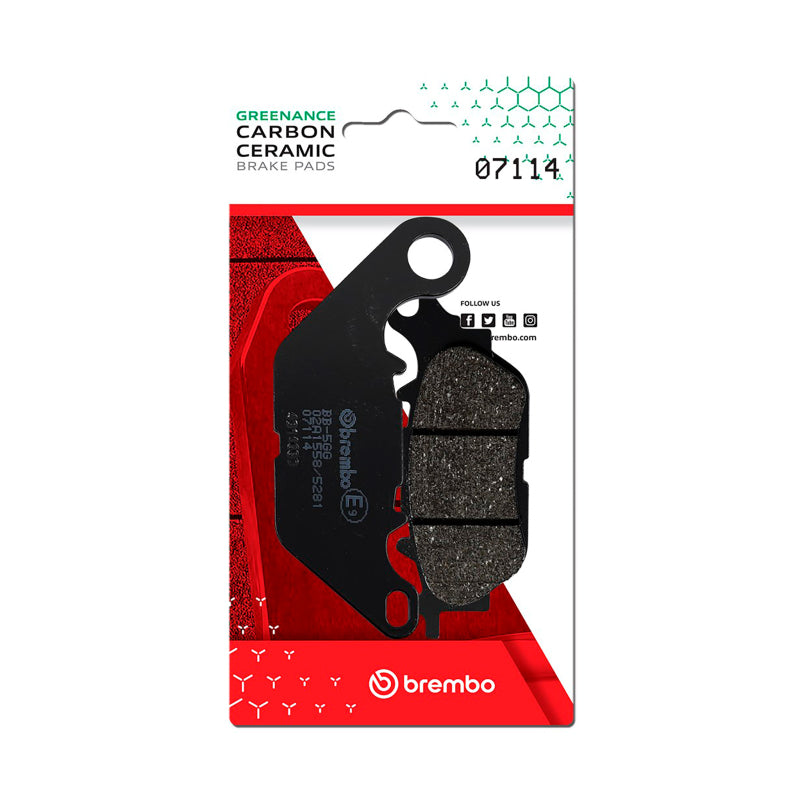 Brembo Powersports Brembo Yamaha DElight Carbon Ceramic Brake Pad - Front