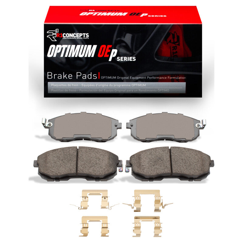 R1 Concepts R1 2007-2019 Nissan Altima Front R1 Optimum OE Pads & Hardware Kit