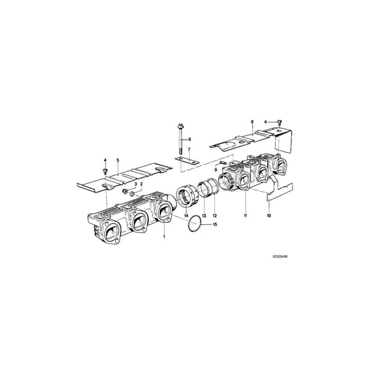 Genuine BMW 11651273048 E23 Securing Plate (Inc. 745i)