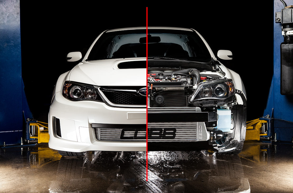 COBB 724500-SL FRONT MOUNT INTERCOOLER SILVER SUBARU WRX 2008-2014