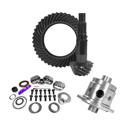 Yukon Gear & Axle Yukon Gear 11.25in Dana 80 3.73 Rear Ring & Pinion Install Kit 35 Spline Positraction 4.125in BRG