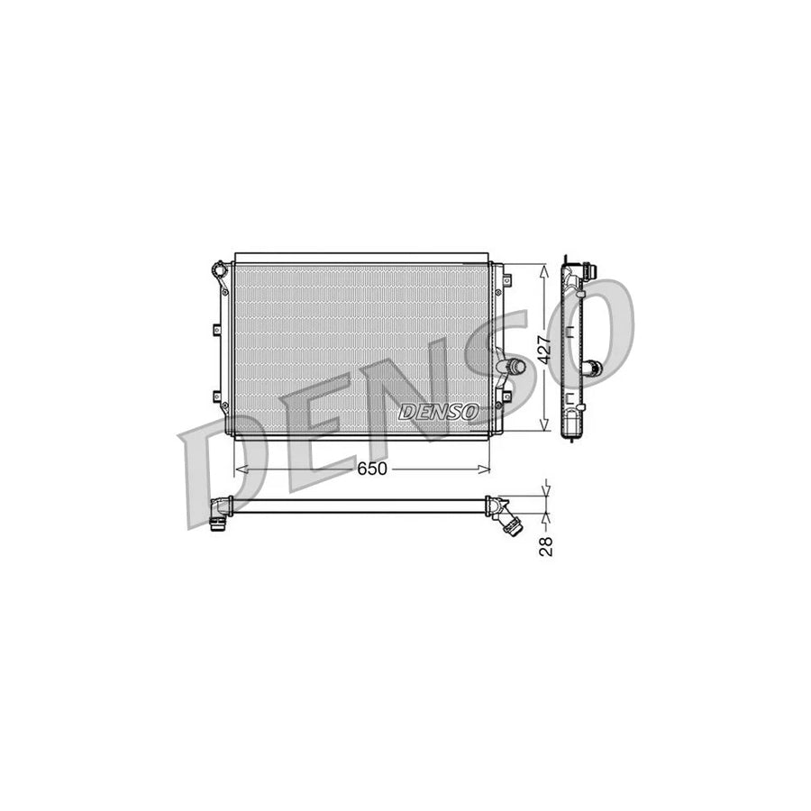 DENSO DRM32017 Engine Radiator