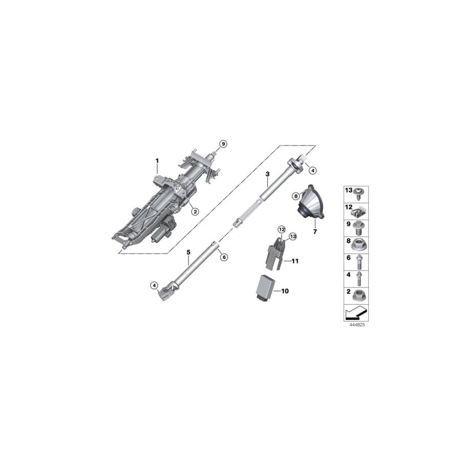 Genuine BMW 32306869347 G12 G15 G32 Swivel Joint (Inc. 520dX, 730LdX & 640dX)