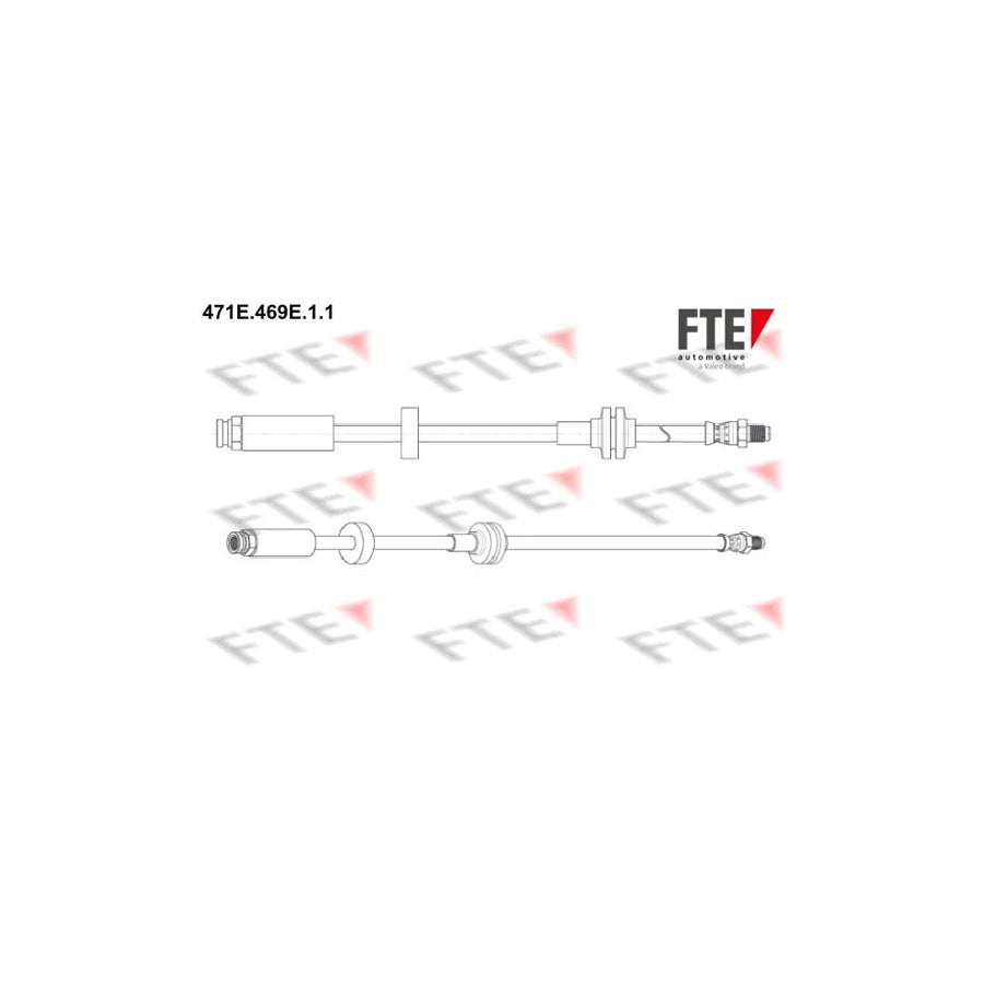 FTE 471E.469E.1.1 Brake Hose for Alfa Romeo Giulietta Hatchback (940)